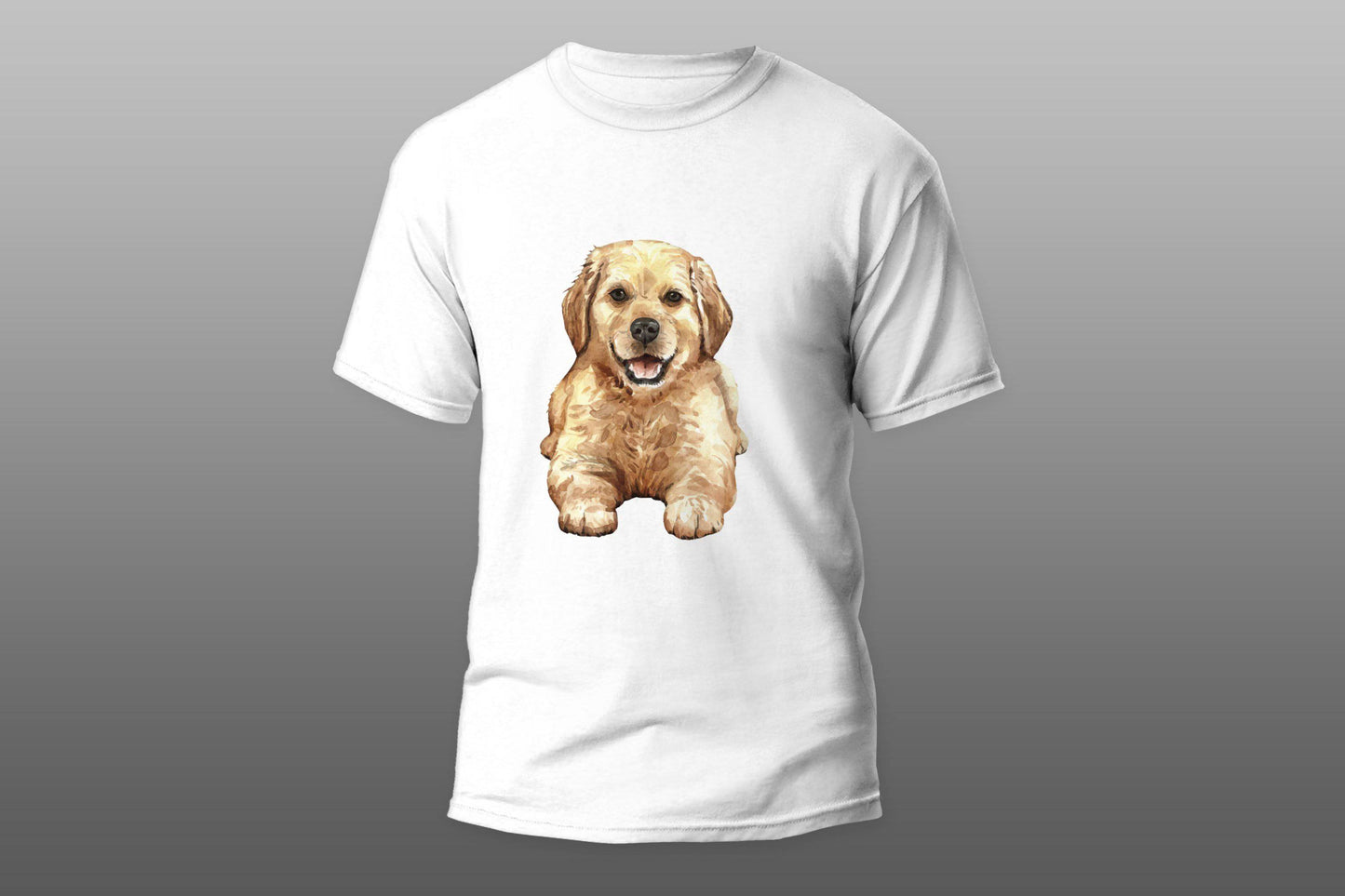 Puppy golden retriever T-shirt - Top Content | POD Collection | Free Shipping