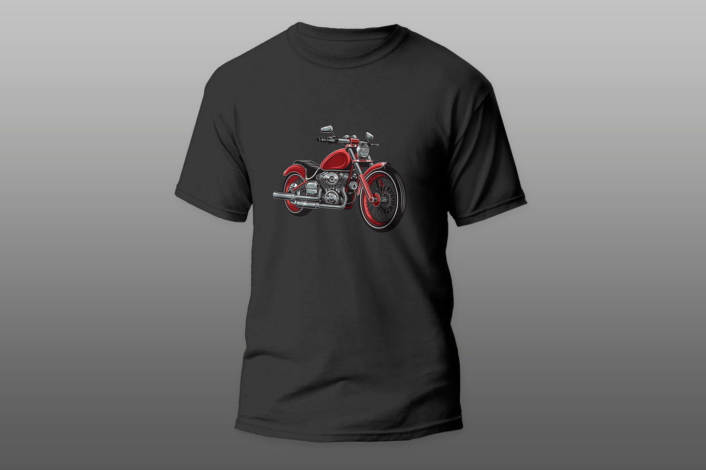 Red Motorcycle T-shirt - Top Content | POD Collection | Free Shipping