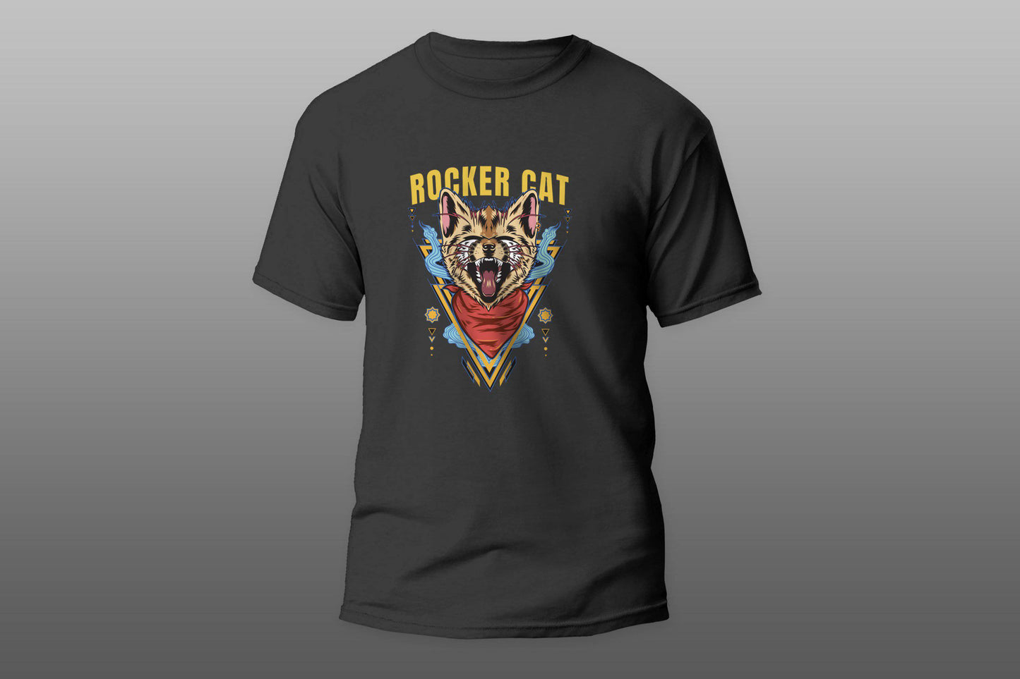 Rocker cat T-shirt - Top Content | POD Collection | Free Shipping