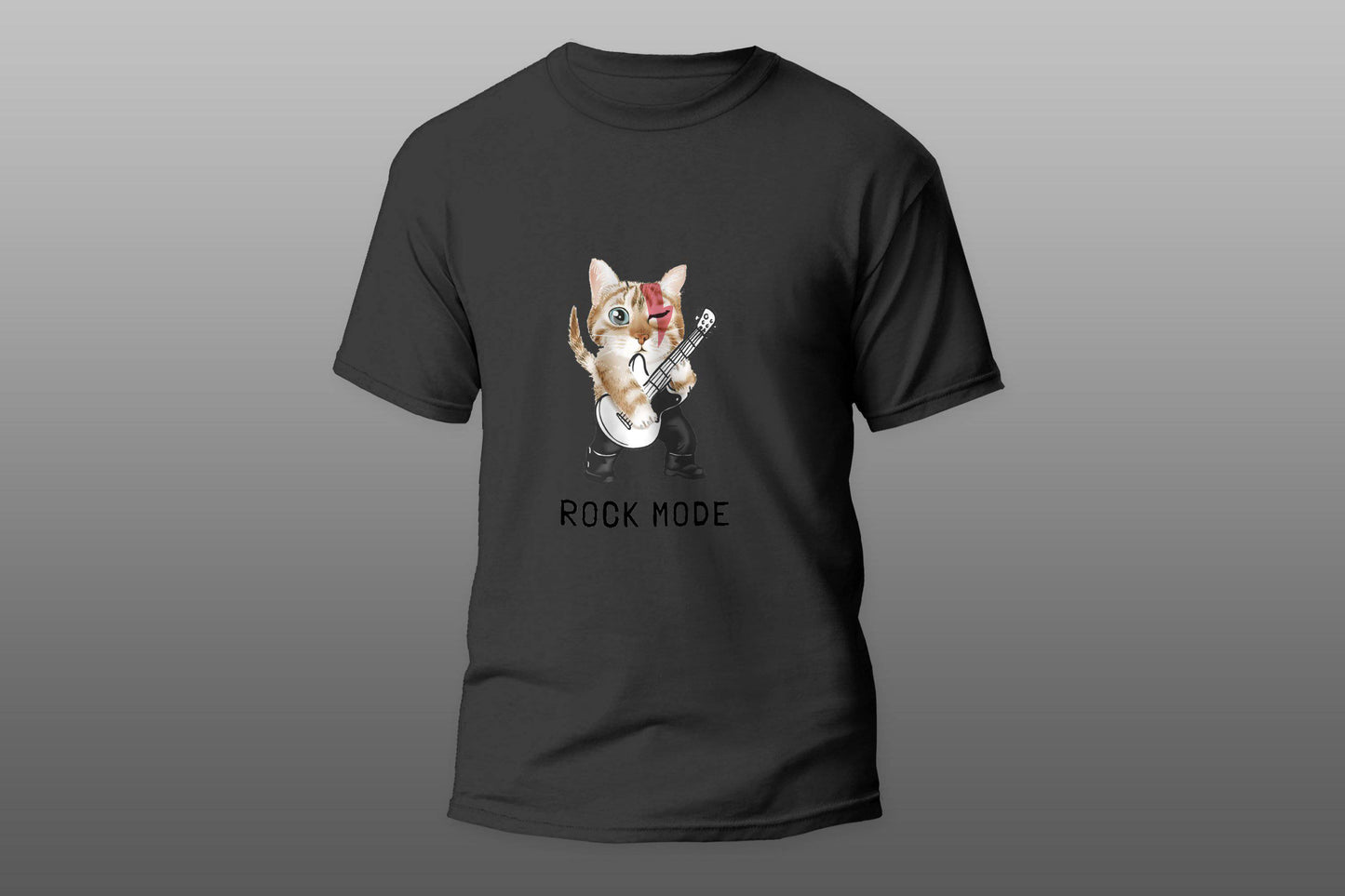 Rock mode cat T-shirt - Top Content | POD Collection | Free Shipping