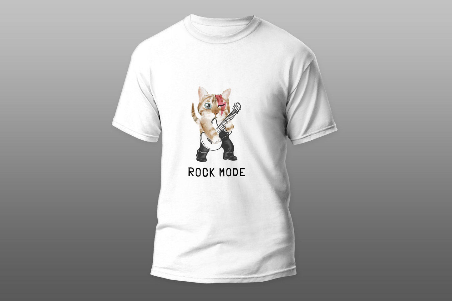 Rock mode cat T-shirt - Top Content | POD Collection | Free Shipping