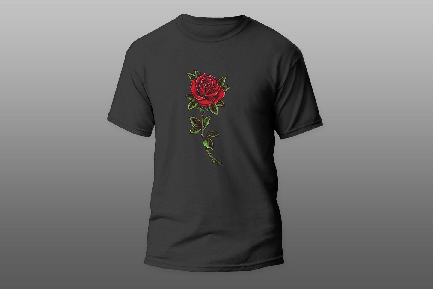 Rose stem T-shirt - Top Content | POD Collection | Free Shipping