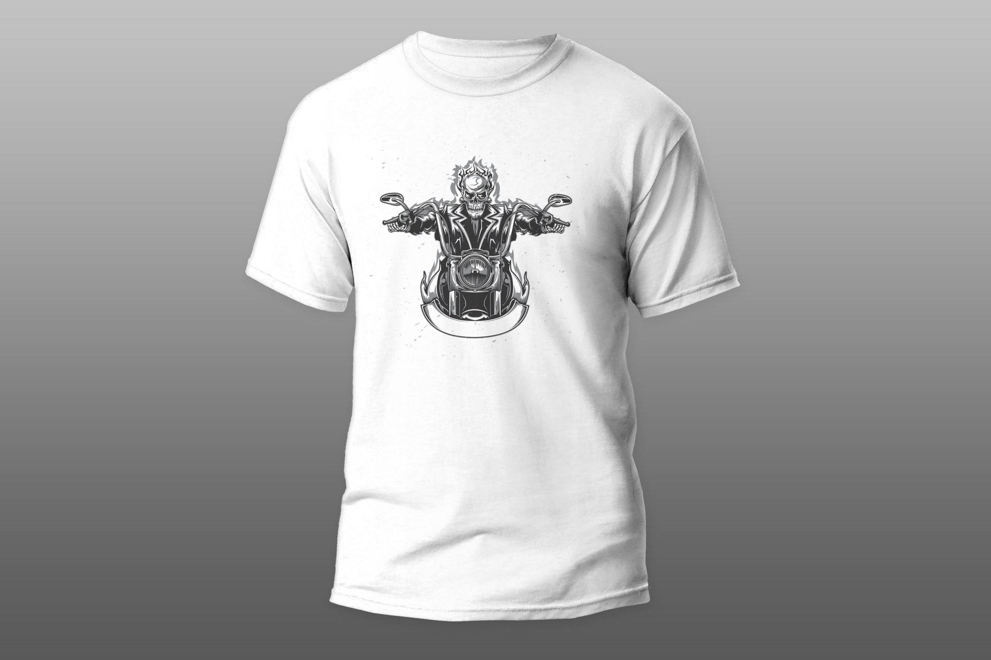 Skeleton riding motorcycle T-shirt - Top Content | POD Collection | Free Shipping