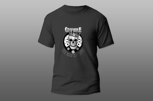 Skull Cramble the king of poker T-shirt - Top Content | POD Collection | Free Shipping