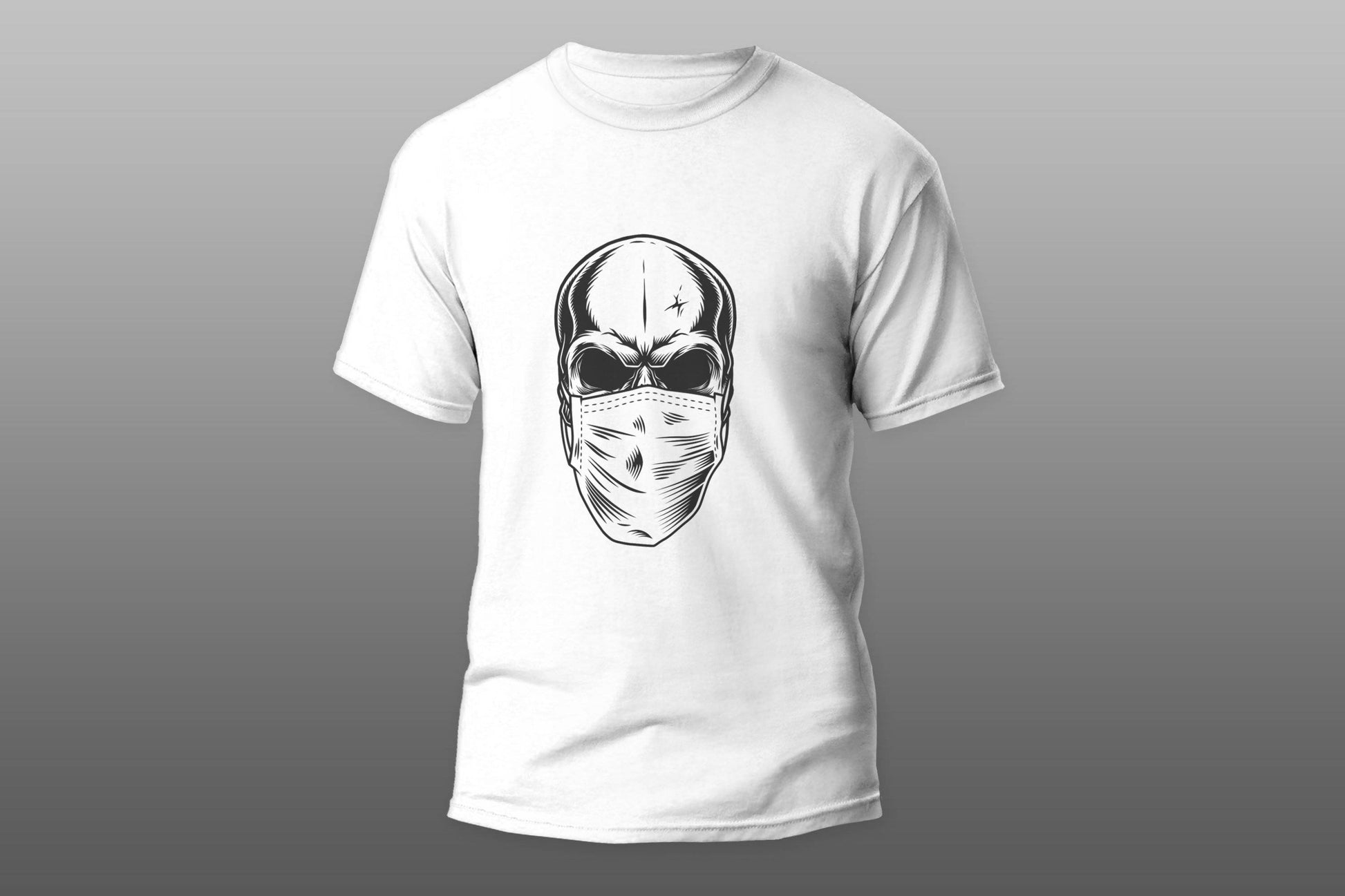 Skull medical mask T-shirt - Top Content | POD Collection | Free Shipping