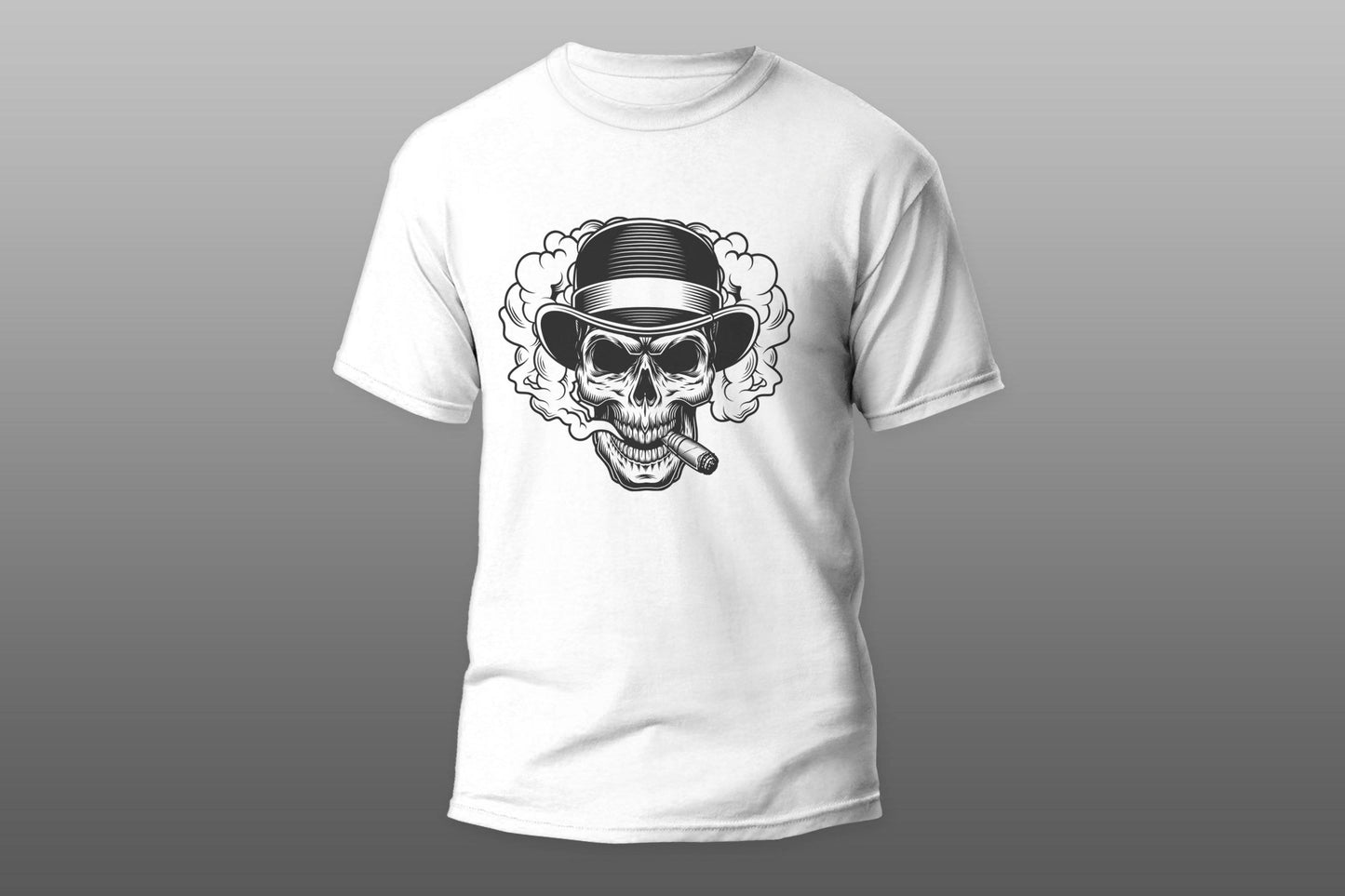 Skull smoke cloud T-shirt - Top Content | POD Collection | Free Shipping