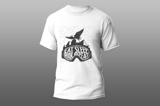 Sleep eat and repeat  T-shirt - Top Content | POD Collection | Free Shipping