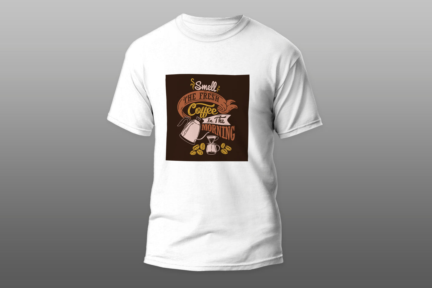 Smell the fresh coffee in the morning camiseta T-shirt - Top Content | POD Collection | Free Shipping