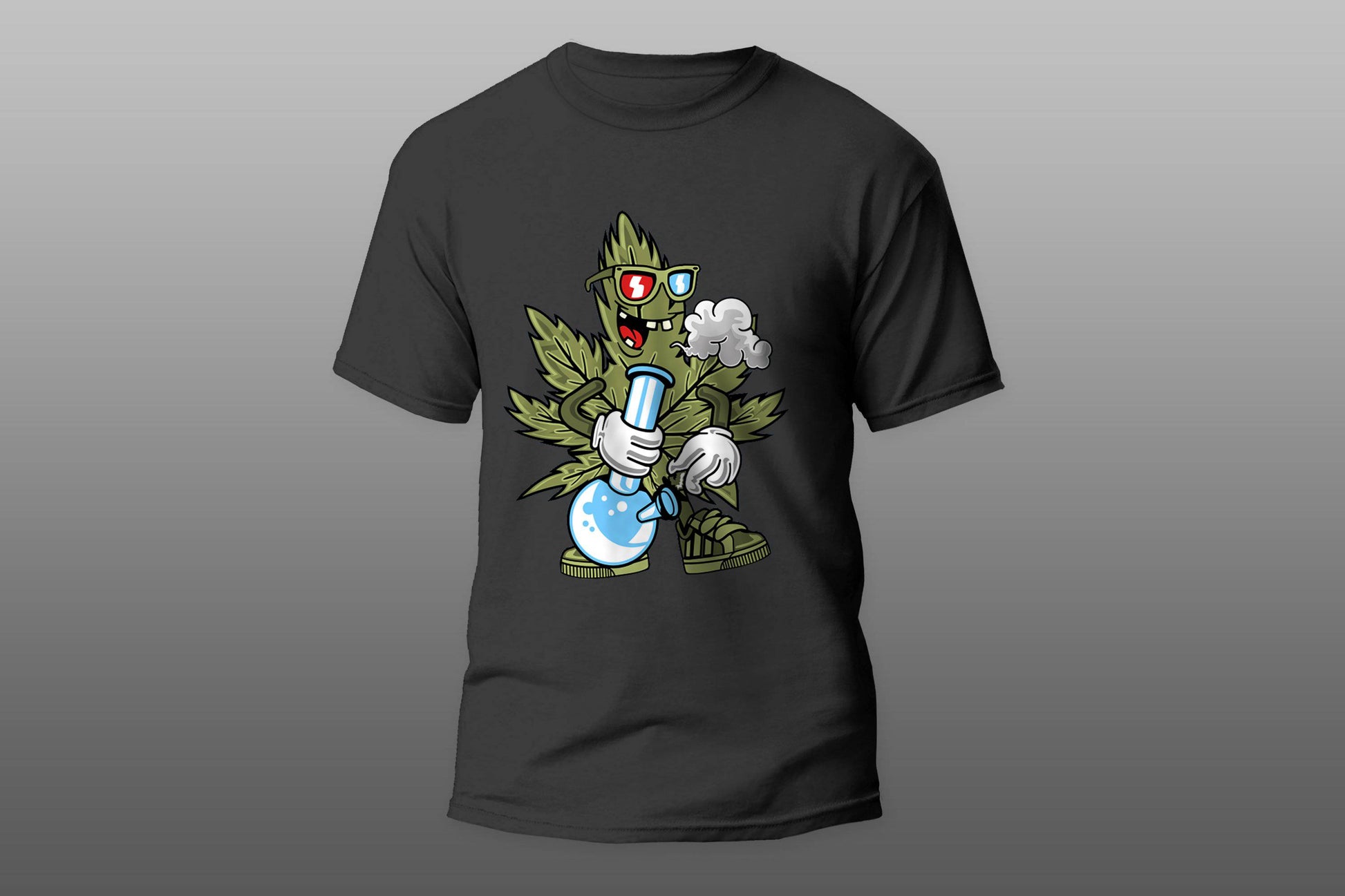 Smoking cannabis T-shirt - Top Content | POD Collection | Free Shipping