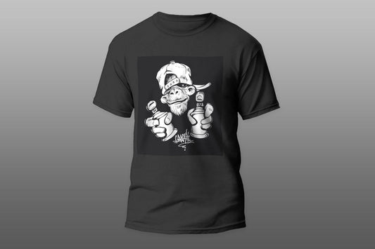 Spray monkey T-shirt - Top Content | POD Collection | Free Shipping