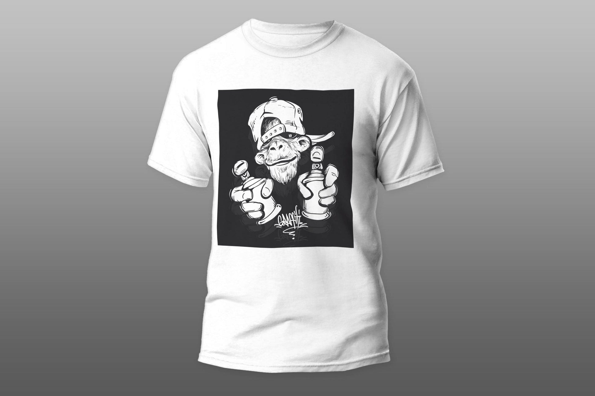 Spray monkey T-shirt - Top Content | POD Collection | Free Shipping