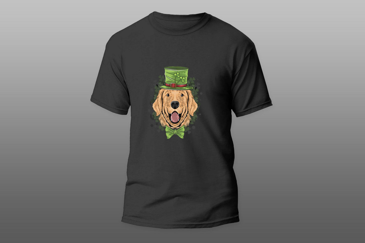 St patric day golden retriever T-shirt - Top Content | POD Collection | Free Shipping