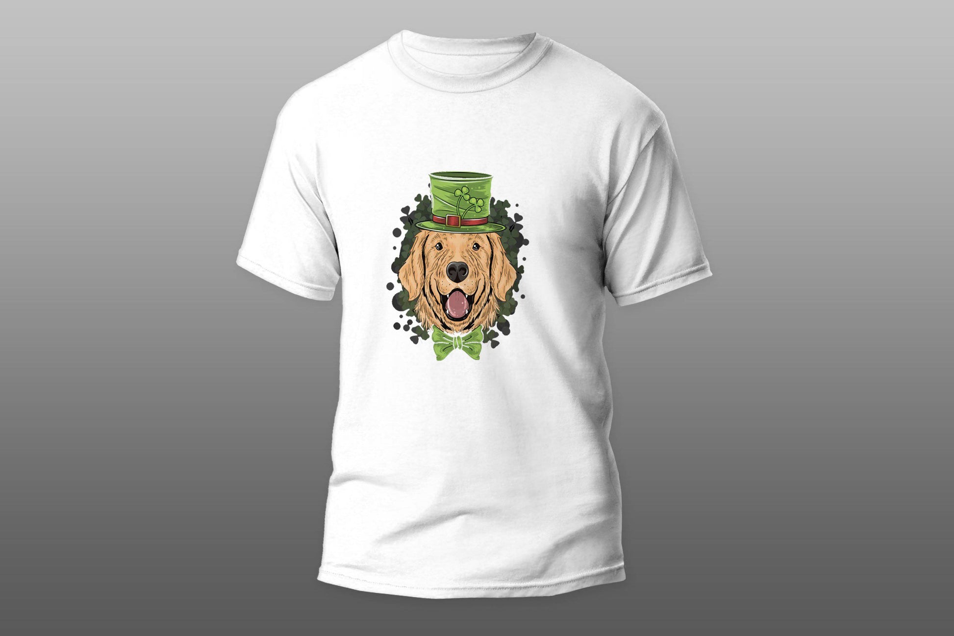 St patric day golden retriever T-shirt - Top Content | POD Collection | Free Shipping