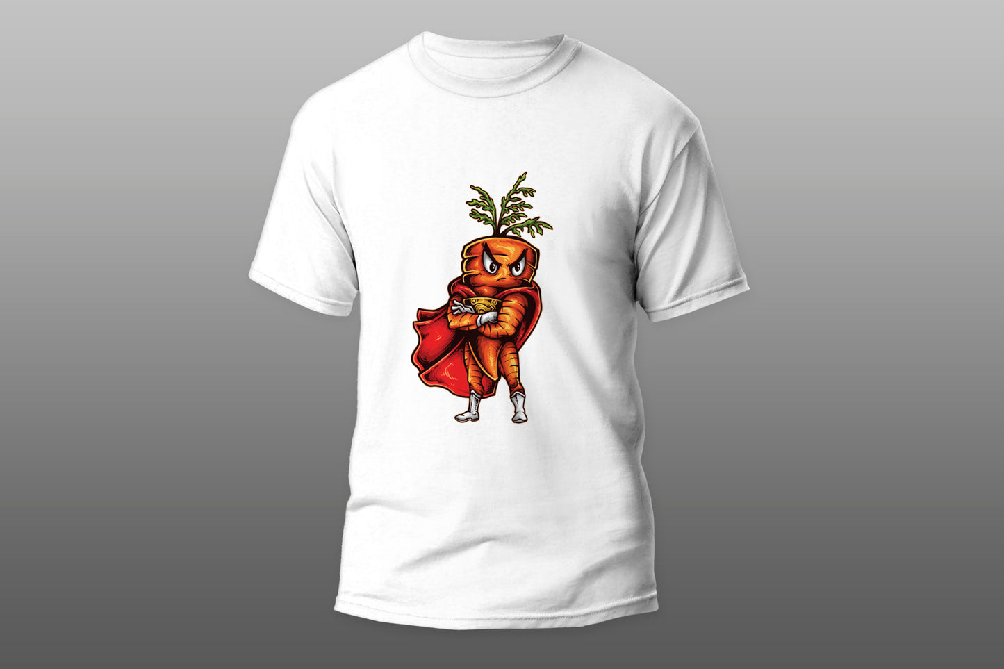 Superhero Carrot camiseta T-shirt - Top Content | POD Collection | Free Shipping