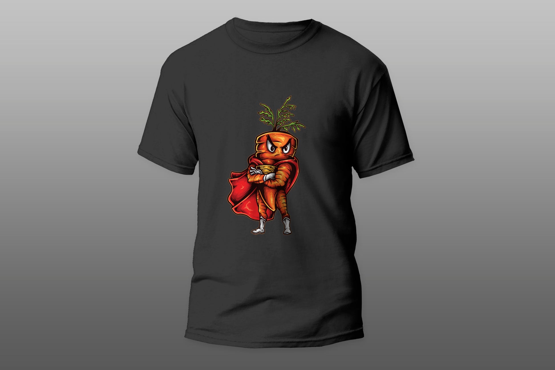 Superhero Carrot camiseta T-shirt - Top Content | POD Collection | Free Shipping