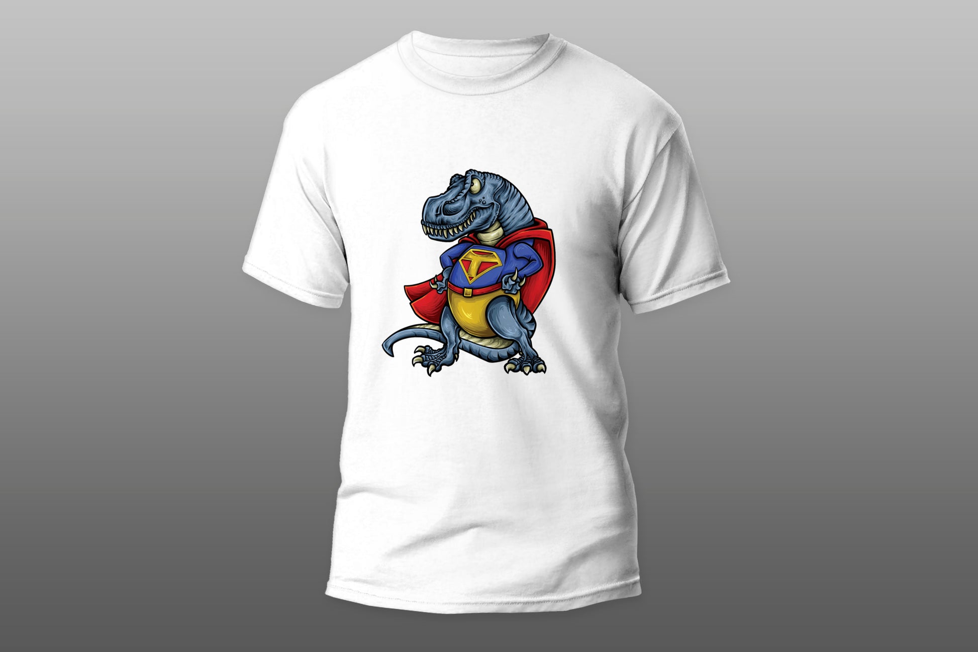 Superhero Dinosaur camiseta T-shirt - Top Content | POD Collection | Free Shipping