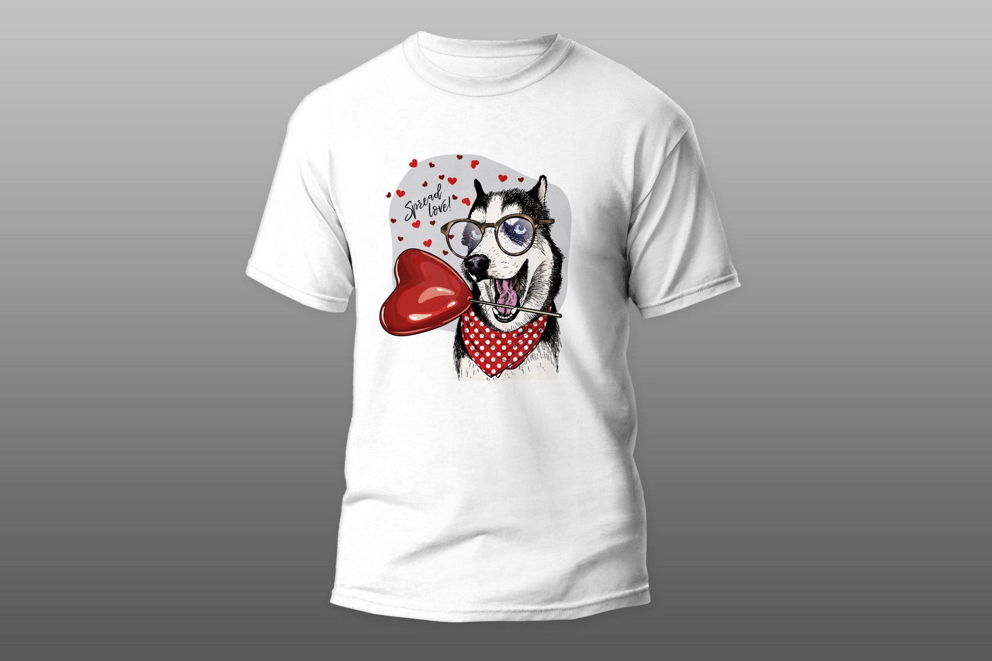 Sweet love valentine dog T-shirt - Top Content | POD Collection | Free Shipping