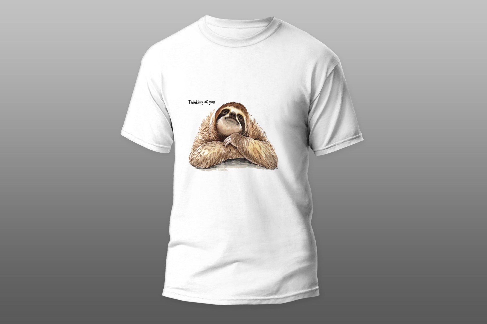 Thinking of you sloth T-shirt - Top Content | POD Collection | Free Shipping