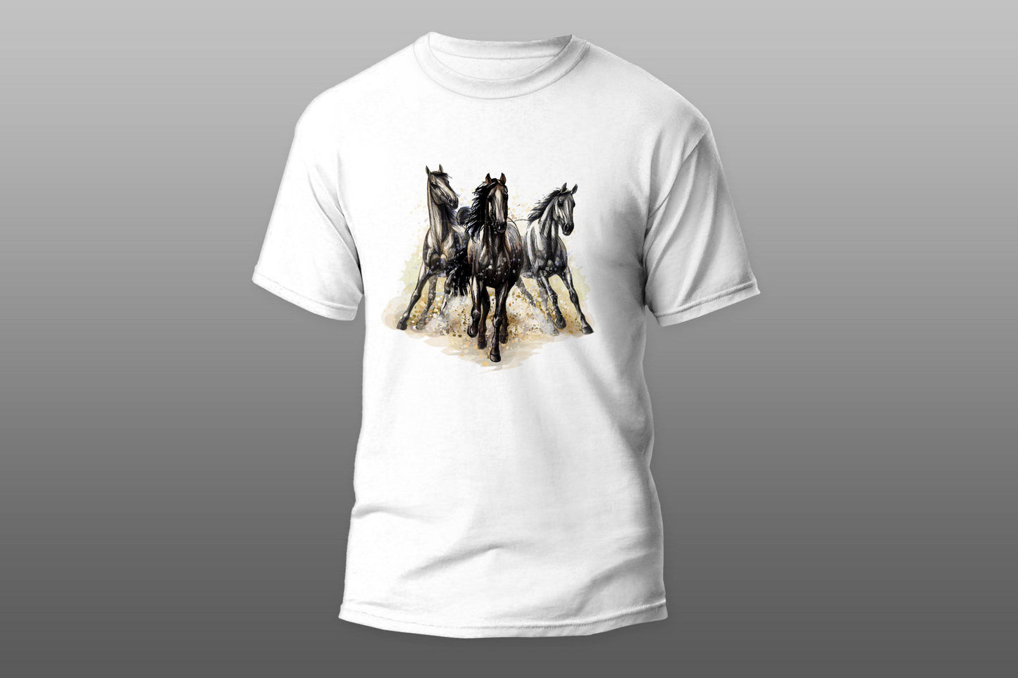 Three horses running T-shirt - Top Content | POD Collection | Free Shipping