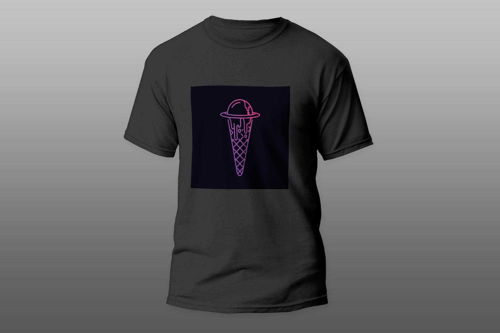 UFO spaceship Ice cream camiseta T-shirt - Top Content | POD Collection | Free Shipping