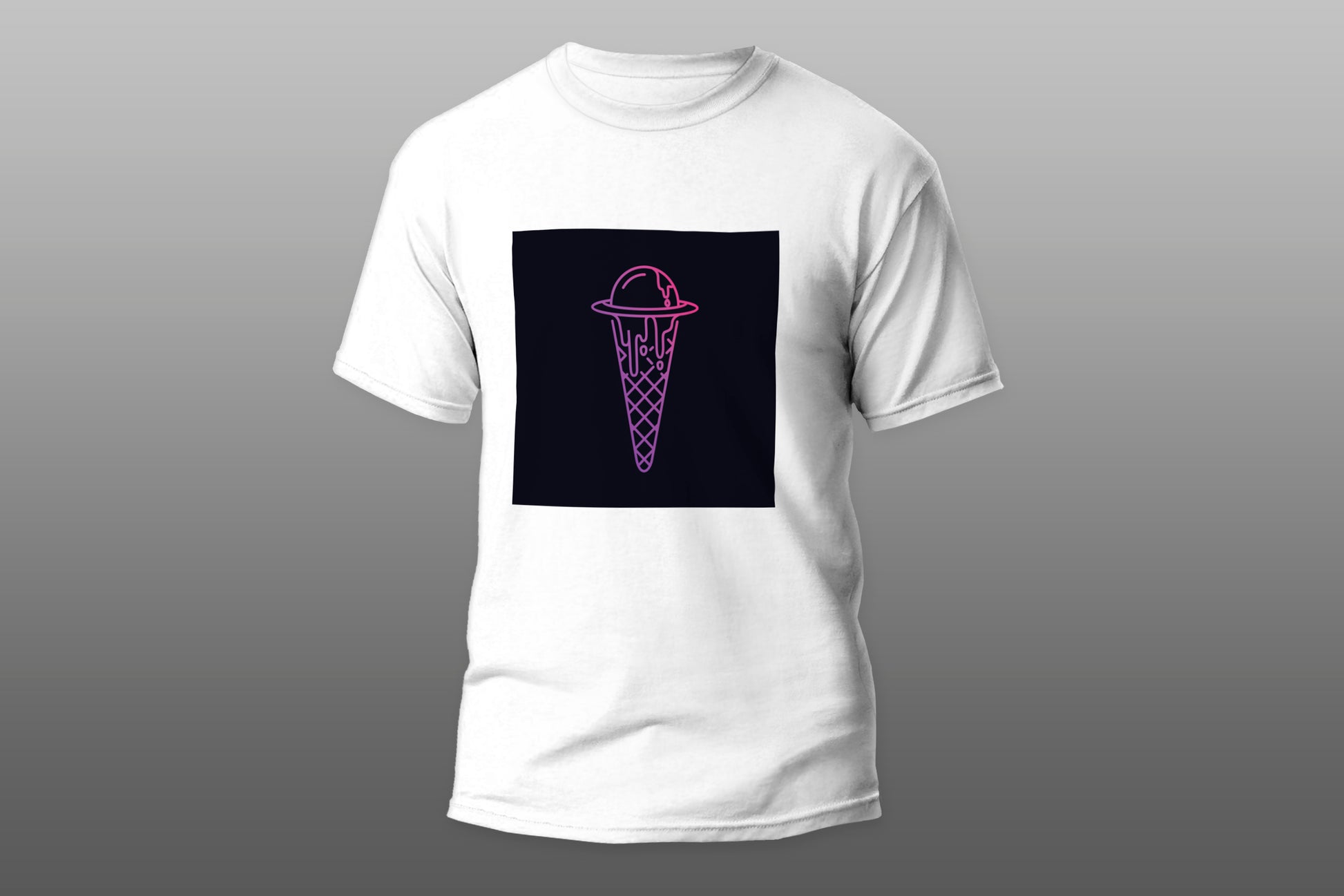 UFO spaceship Ice cream camiseta T-shirt - Top Content | POD Collection | Free Shipping