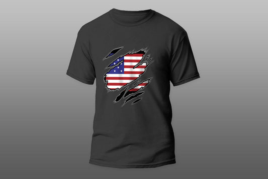 United States Flag American Patriot Love T-shirt - Top Content | POD Collection | Free Shipping