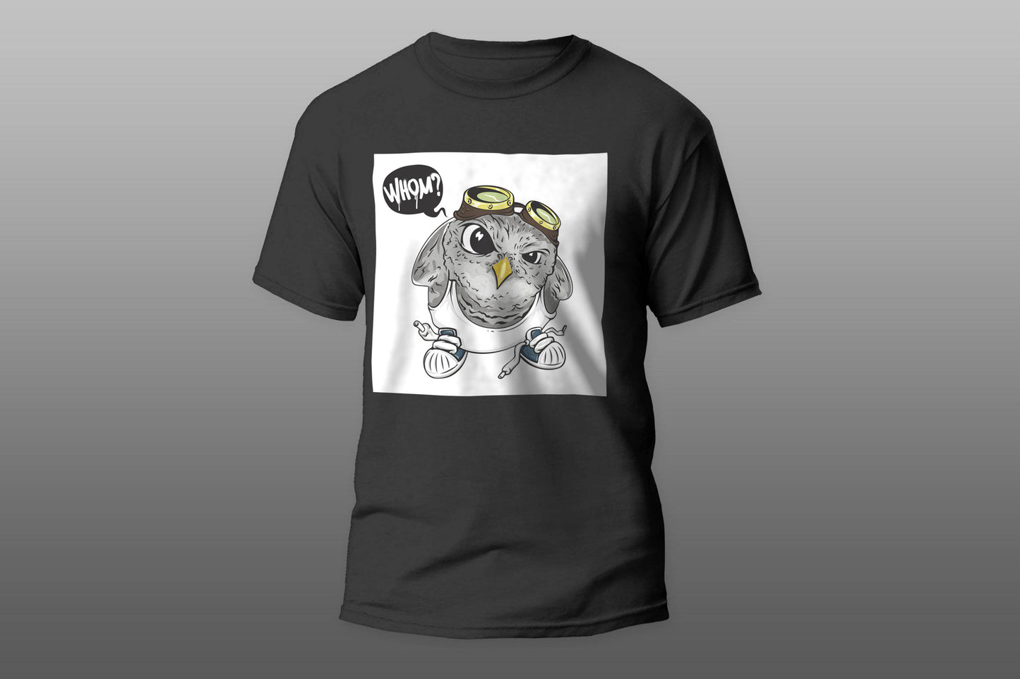 WHOM owl T-shirt - Top Content | POD Collection | Free Shipping