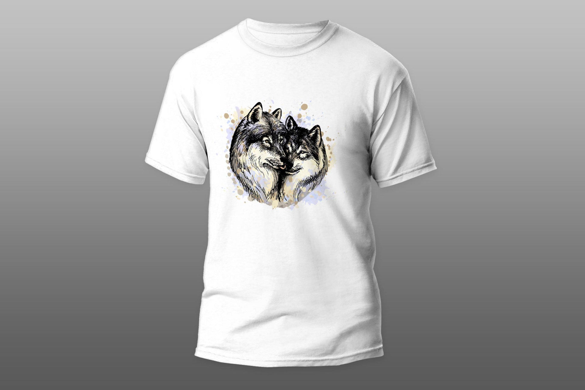 Wolves couple T-shirt - Top Content | POD Collection | Free Shipping