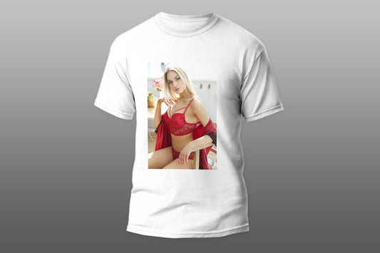 Woman in lingerie T-shirt - Top Content | POD Collection | Free Shipping