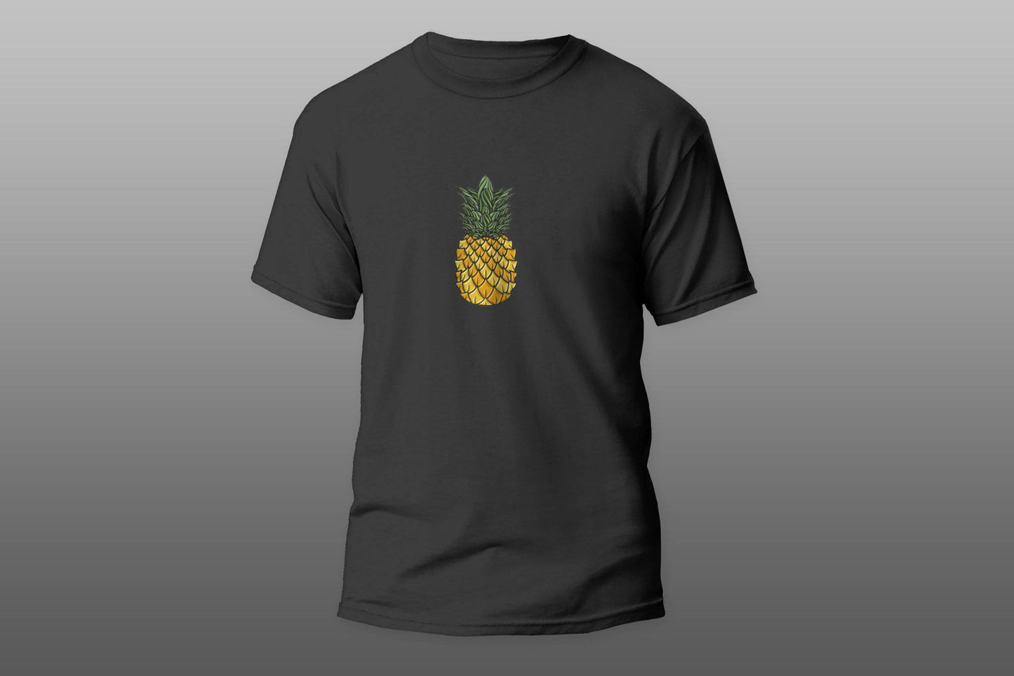 Yellow Pineapple Fruit Summer Vibes camiseta T-shirt - Top Content | POD Collection | Free Shipping