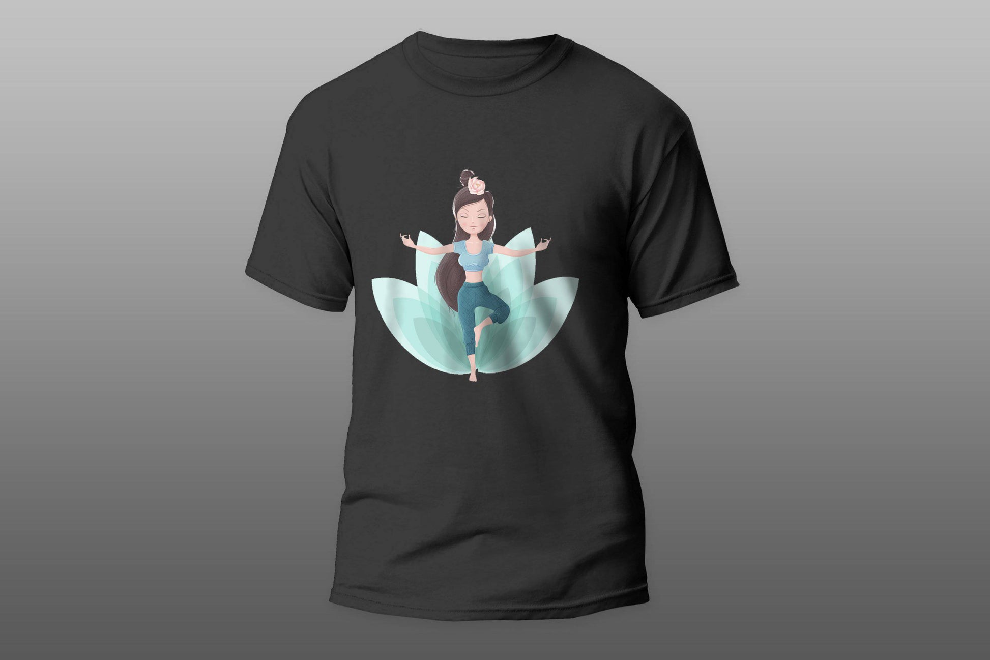 Yoga girl T-shirt - Top Content | POD Collection | Free Shipping