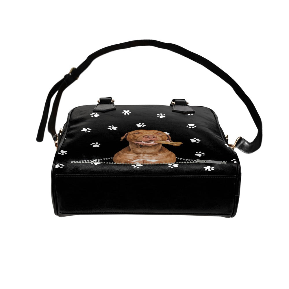 American Pitbull Terrier Paws Shoulder Handbag