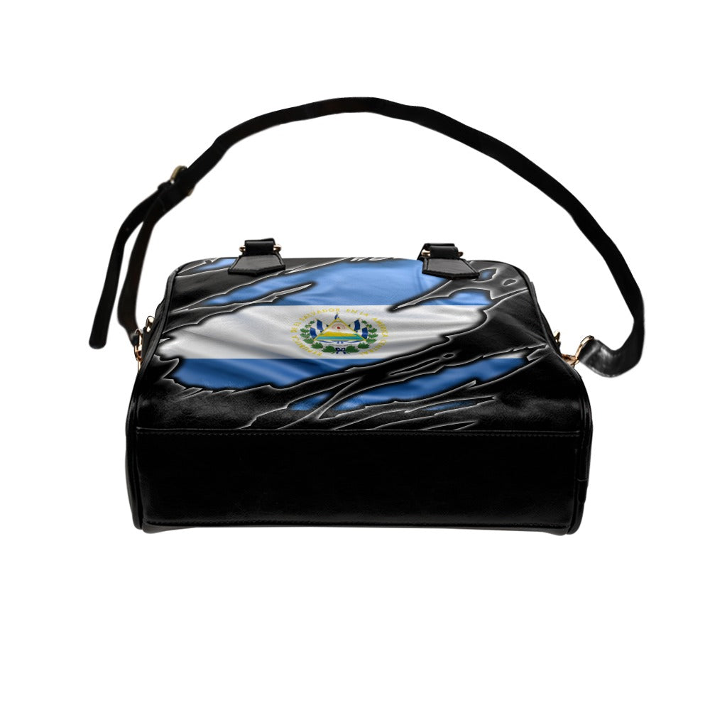 Flag El Salvador patriot love Shoulder Handbag