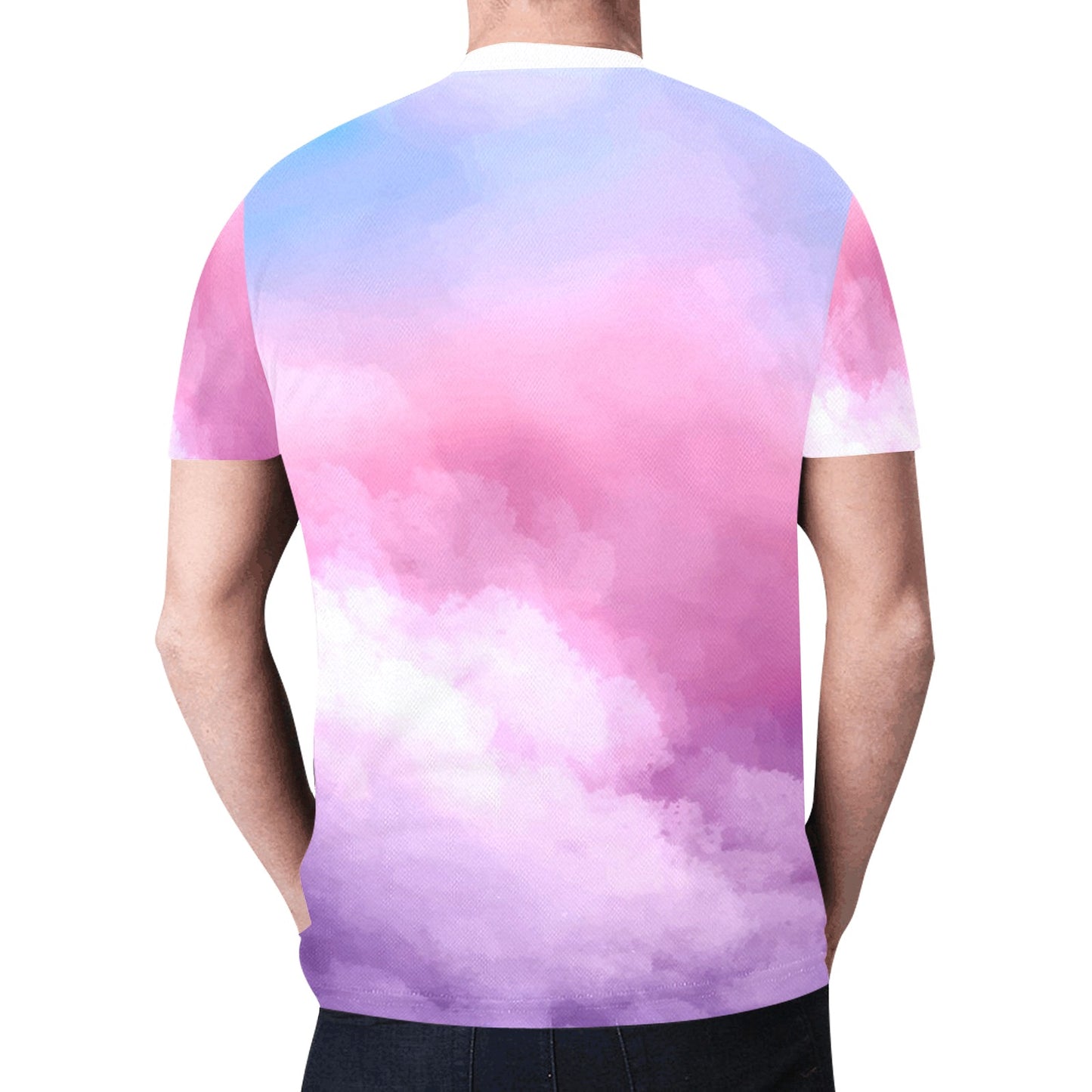 Colour Clouds New All Over Print T-shirt