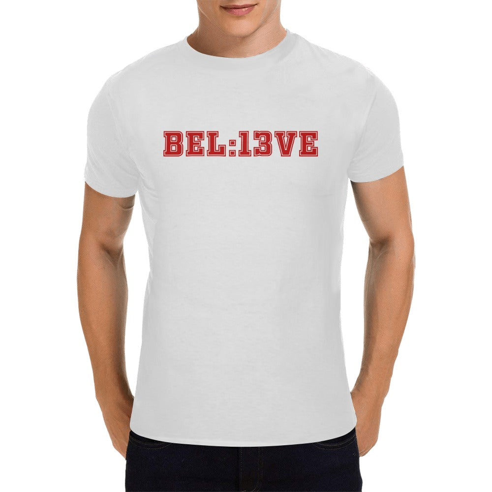 Believe 13 Seconds KC White Men's T-Shirt