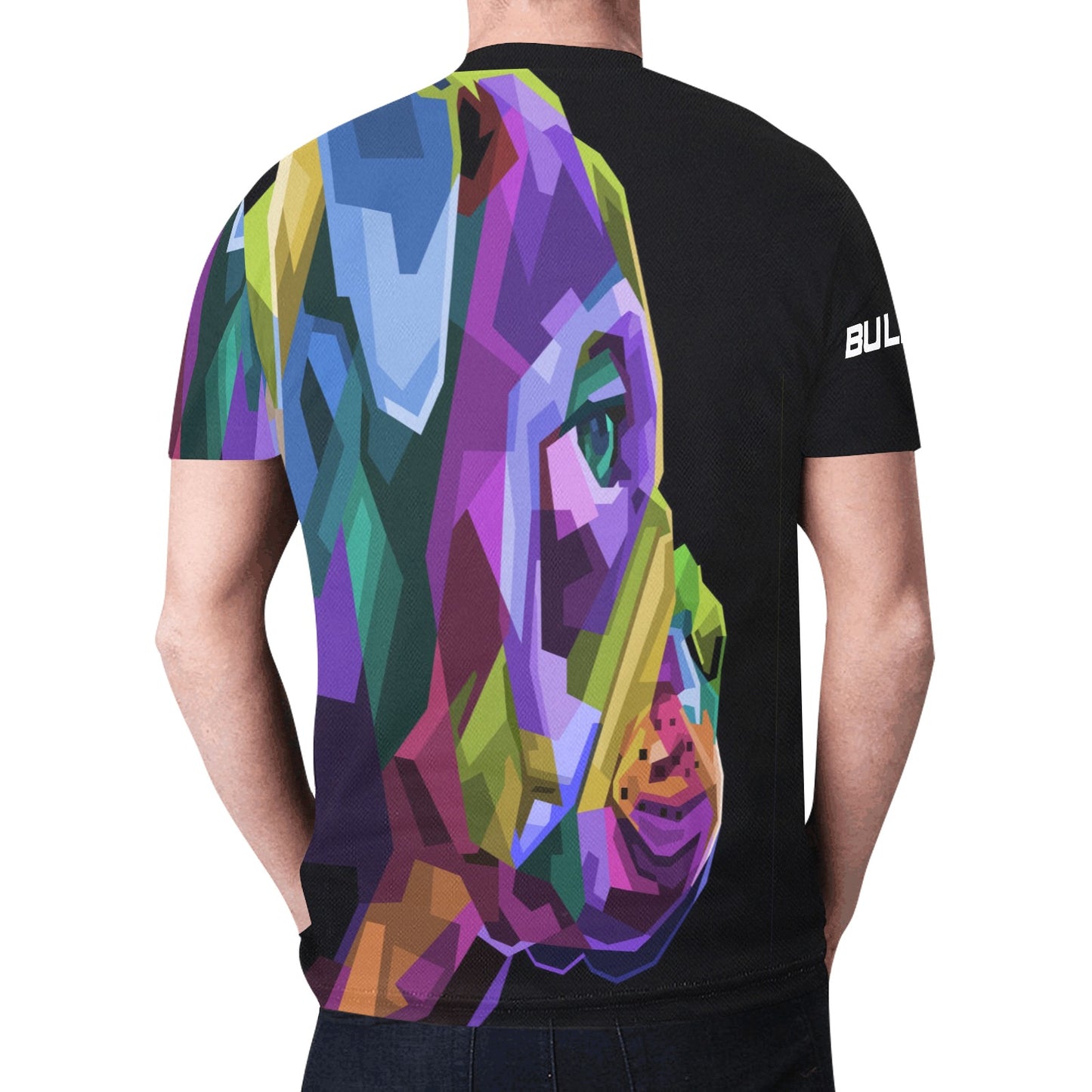 English bulldog pop art style New All Over Print T-shirt