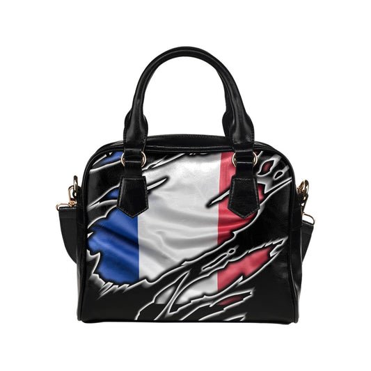 Flag France patriot love Shoulder Handbag