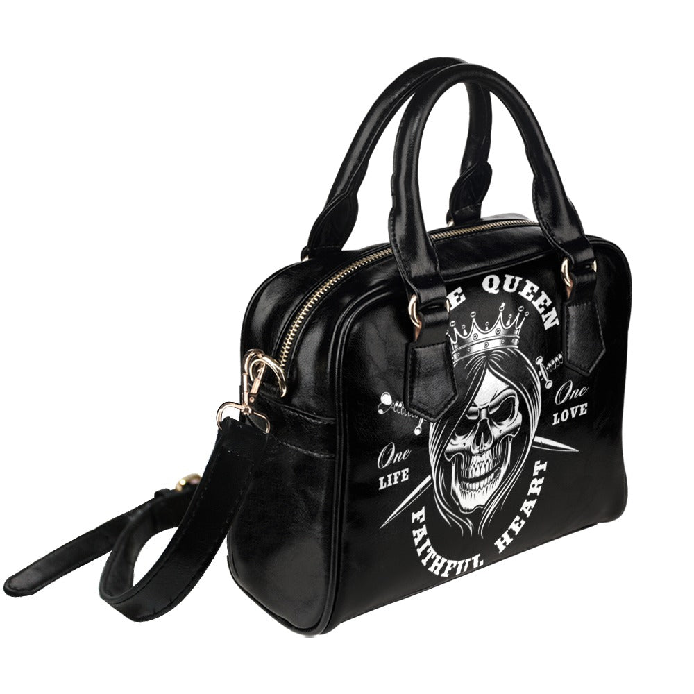 Queen Skull Shoulder Handbag