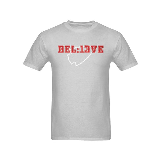 13 Seconds Chiefs Believe KC Grey Men's T-Shirt