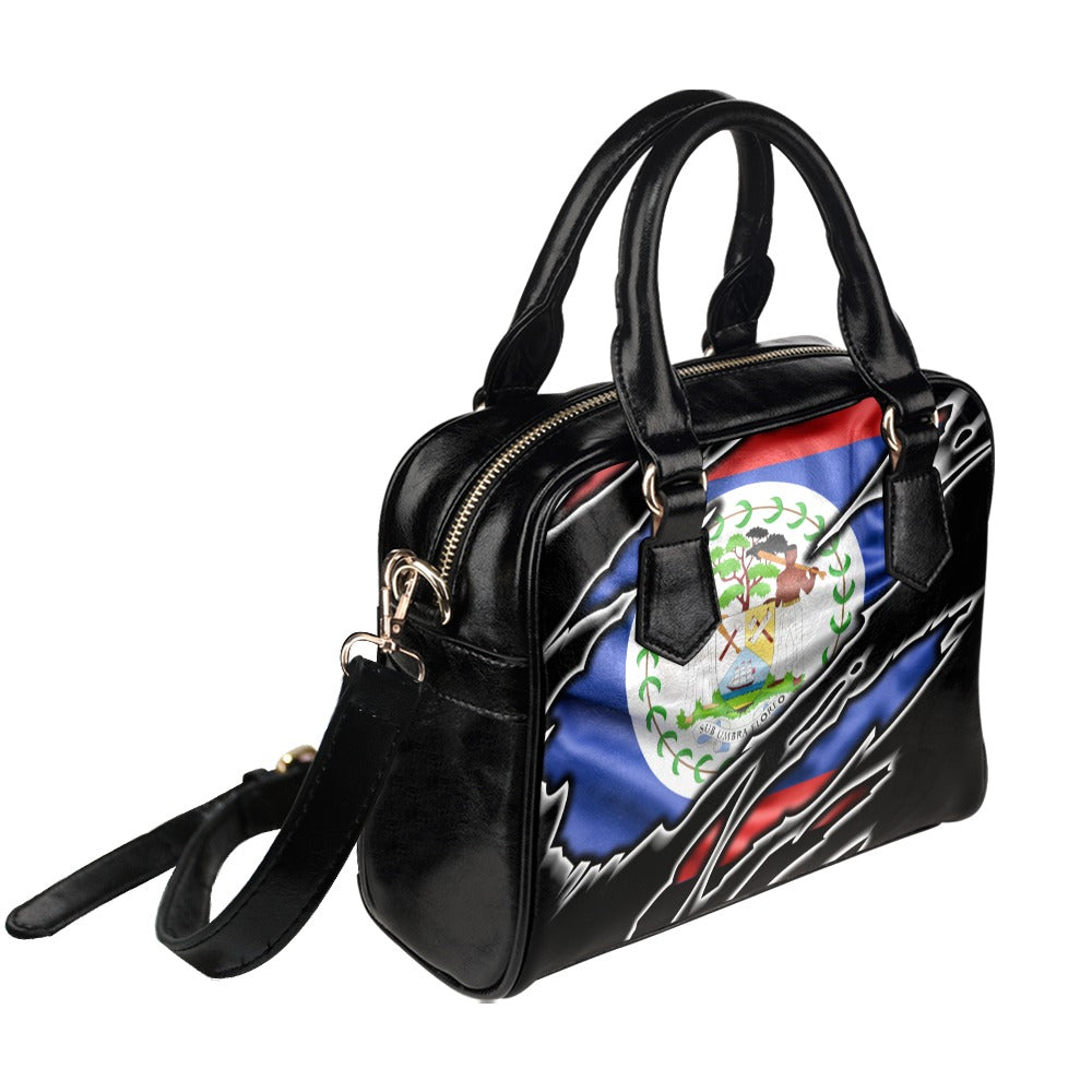 Flag Belize patriot love Shoulder Handbag