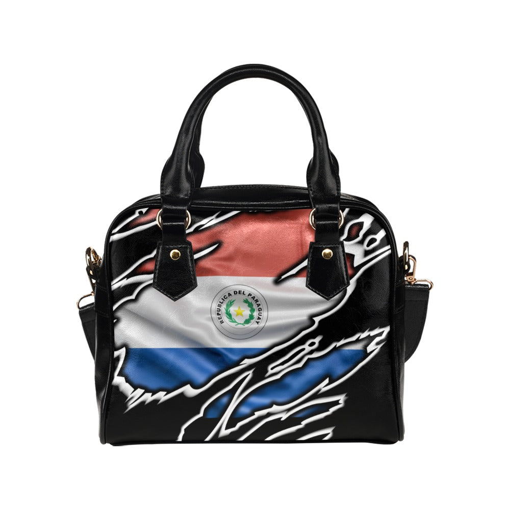 Flag Paraguay patriot love Shoulder Handbag