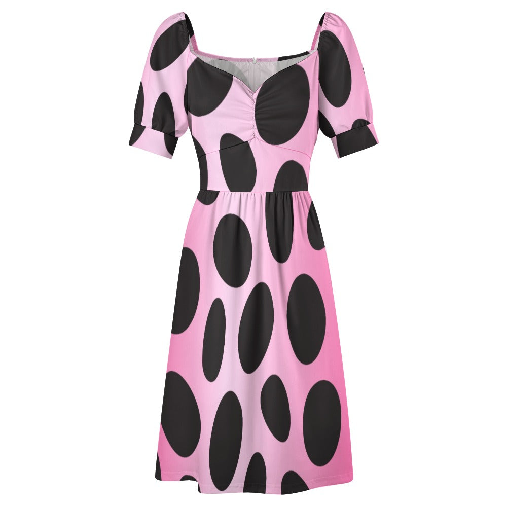 Dalmatian Pink Sweetheart Dress