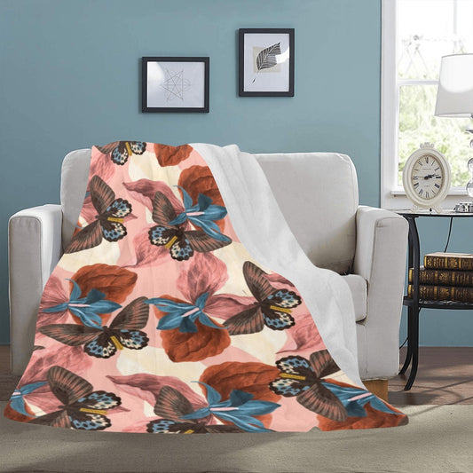 Butterflies Ultra-Soft Micro Fleece Blanket 60"x80"