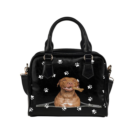 American Pitbull Terrier Paws Shoulder Handbag