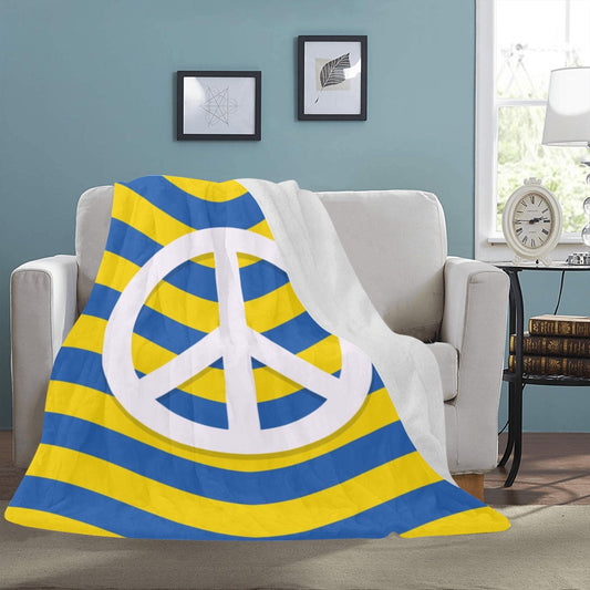 Ukraine Peace Ultra-Soft Micro Fleece Blanket 60"x80"