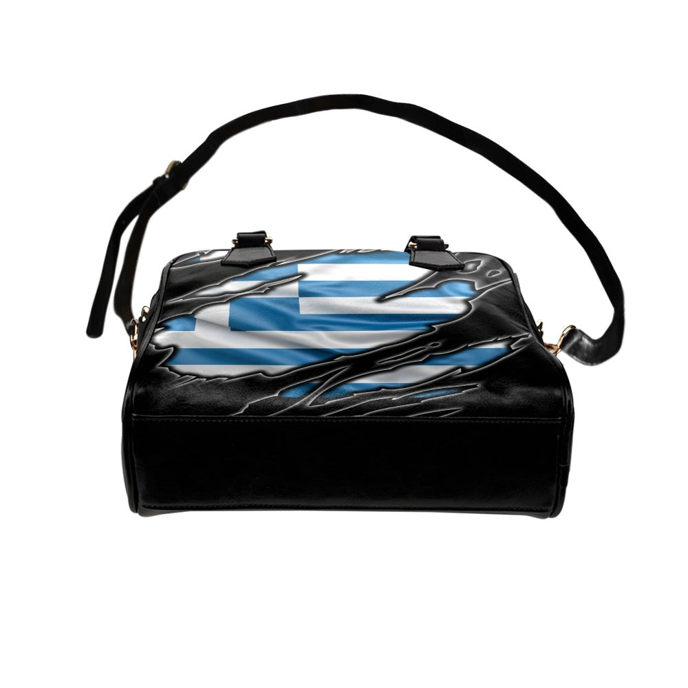 Flag Greece patriot love Shoulder Handbag