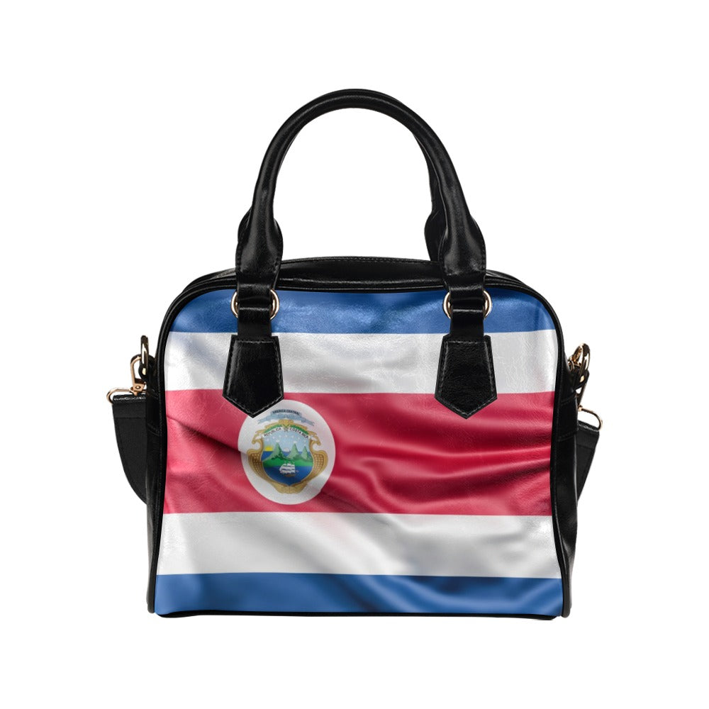 Flag Costa Rica coat of arms Shoulder Handbag