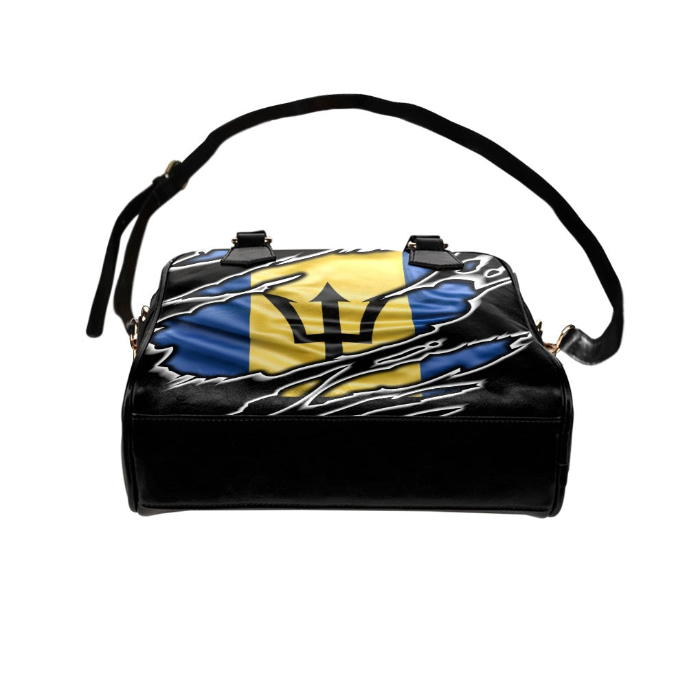 Flag Barbados patriot love Shoulder Handbag