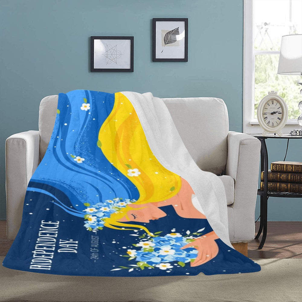 National Holiday Ukraine Independence Day Ultra-Soft Micro Fleece Blanket 60"x80"