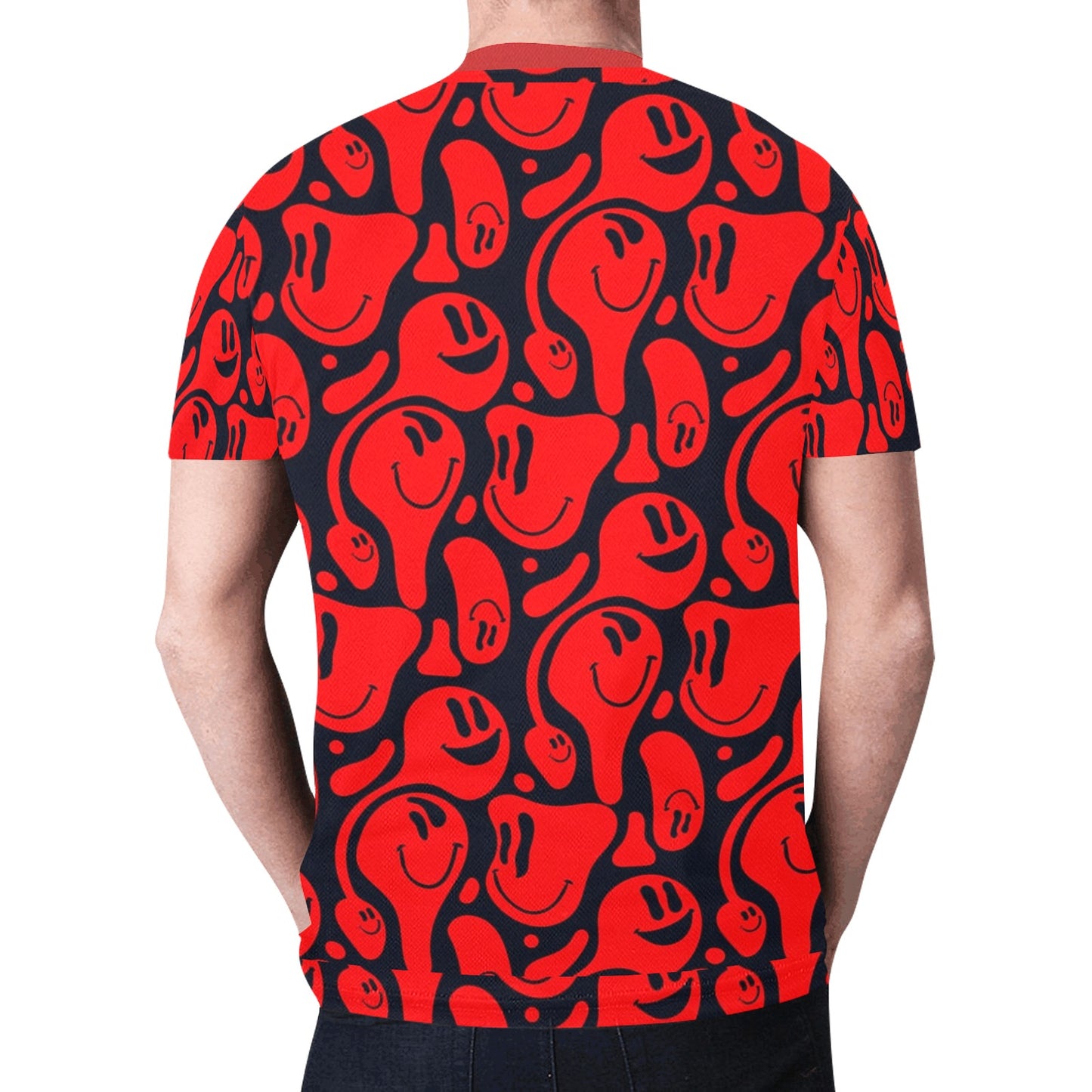 Emoji Smiley Red New All Over Print T-shirt